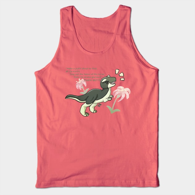 Carter Carnotaurus Shouts! Tank Top by Pudica